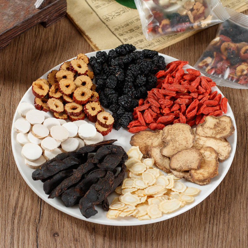 تركيبة شاي الكلى، شاي الجينسنغ، شاي الكنوز الخمسة، شاي الكنوز الثمانية، شاي التمر الأحمر، شاي التوت البري، شاي الرجال، شاي الصحة، تركيبة عشبية من التوت، شاي الصحة