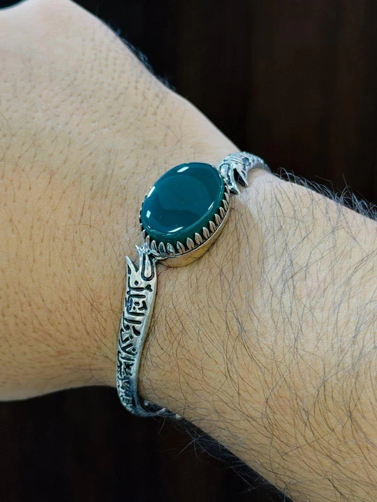 سوار رجالي من تصميم ذو الفقار، فضة إسترليني 925، هدية مجوهرات إسلامية