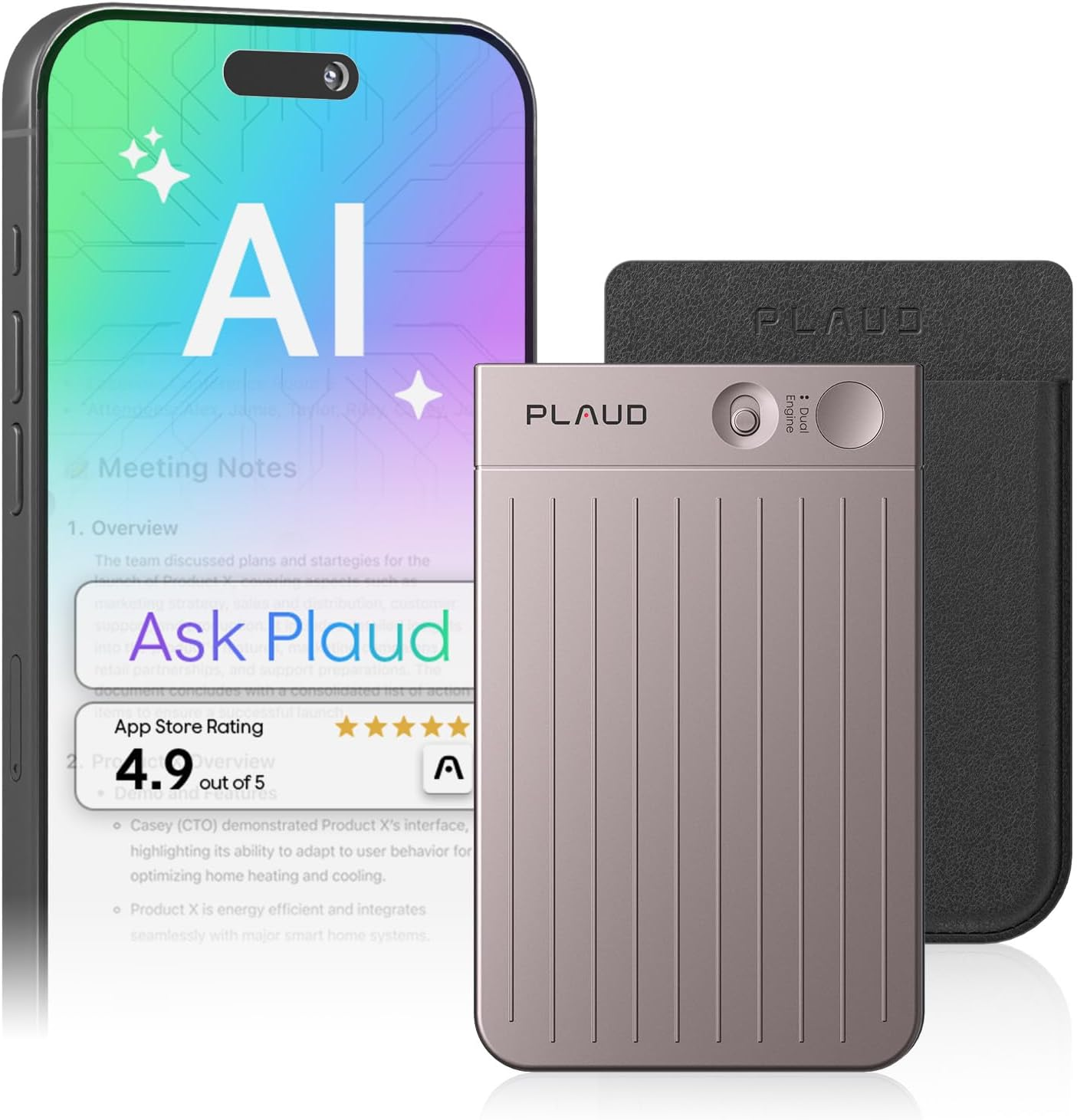 PLAUD Note Pin Starlight PLA-NB100-L