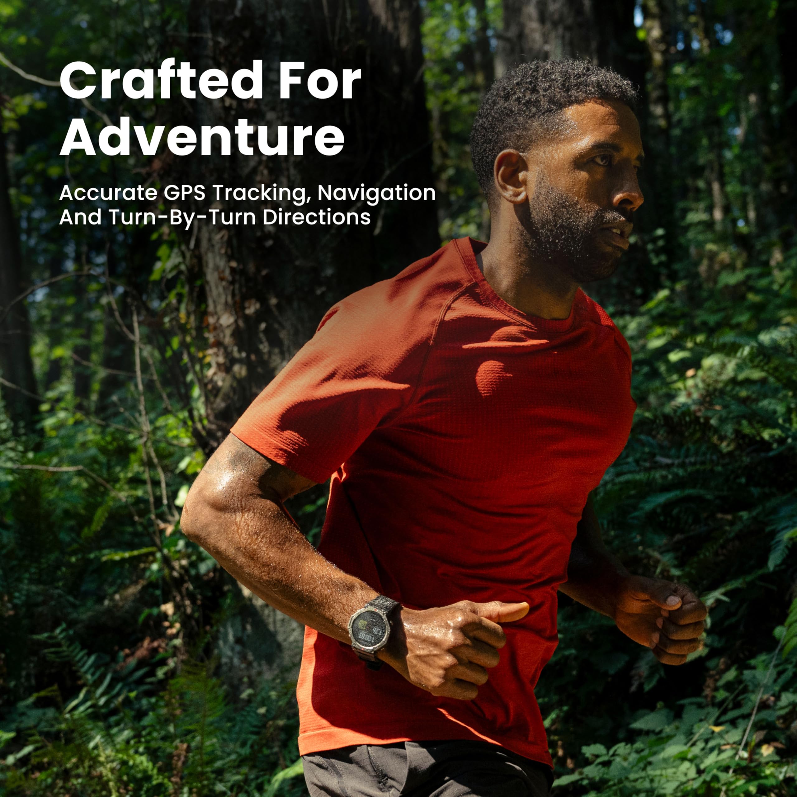 ساعة Amazfit T-Rex 3 الذكية، 48 مم، عمر بطارية طويل للغاية، مقاومة للماء حتى عمق 100 متر، 170 وضع رياضي. ساعة Amazfit T-Rex 3 الذكية، 48 مم، عمر بطارية طويل للغاية، مقاومة للماء حتى عمق 100 متر، 170 وضع رياضي.